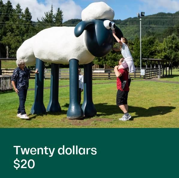 Twenty dollars